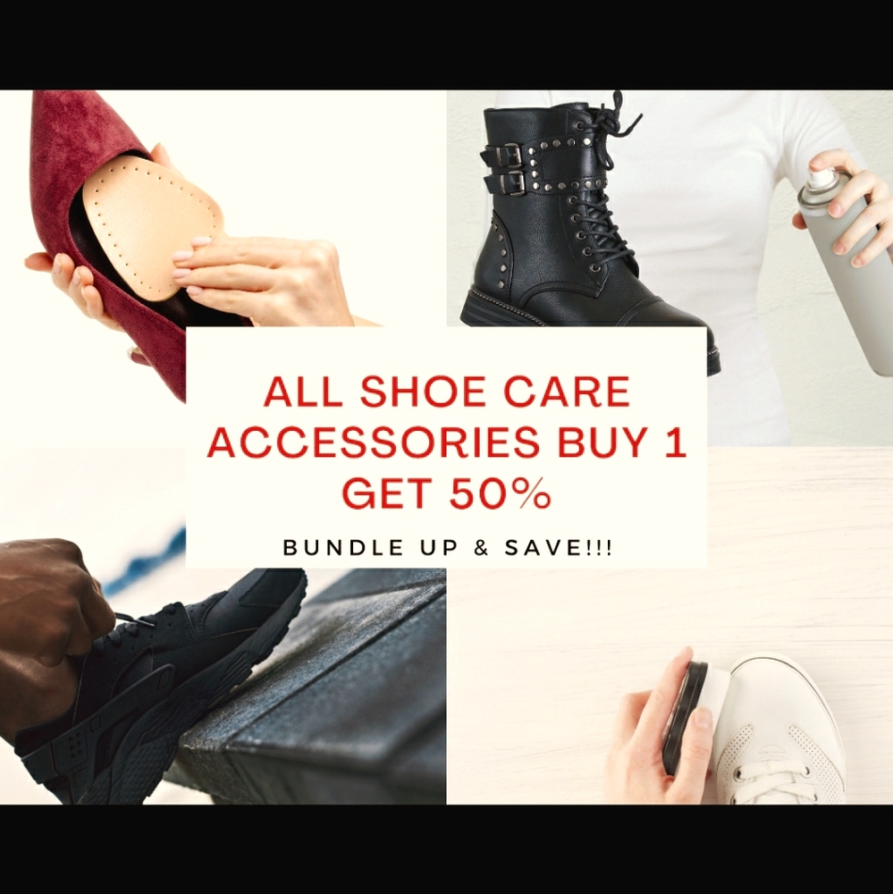 Buy 1 get 50% Shoe Accessories